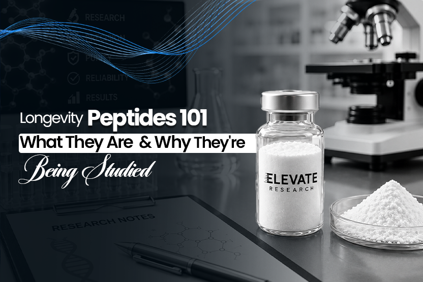 Longevity Peptides 101: What They Are and Why They're Being Studied